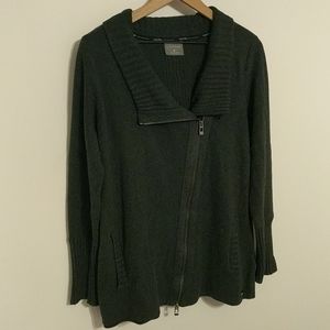 Calvin Klein Zip Up Sweater - XL *